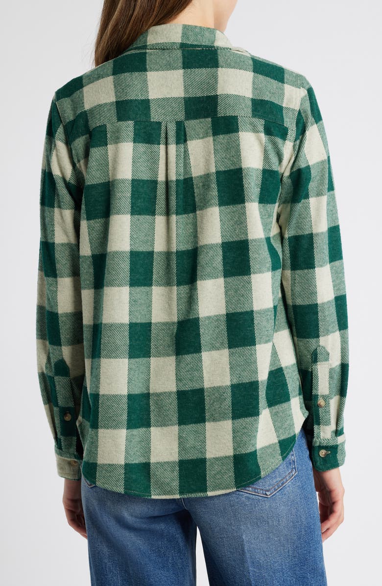 beachlunchlounge Sally Plaid Shacket, Alternate, color, Pine Oat