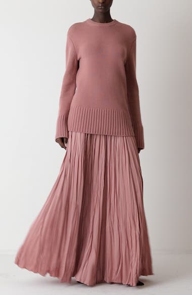 Michael Kors Collection Oversize Cashmere Tunic Sweater | Nordstrom