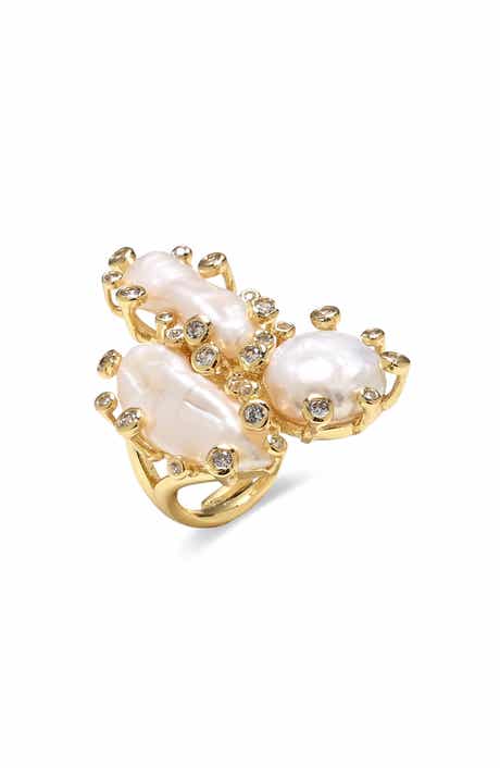 Luciene Freshwater Pearl Cluster Ring