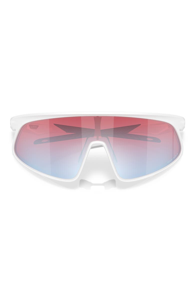 RSLV 149mm Prizm Polarized Shield Sunglasses, Alternate, color, BLUE WHITE