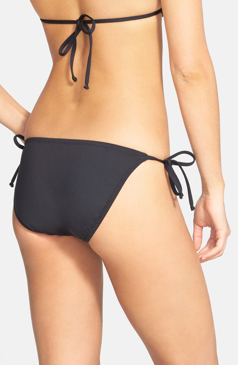 Becca 'Color Code' Side Tie Bikini Bottoms, Alternate, color, 