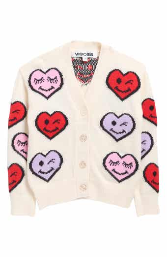 Vigoss Kids' Mossy Heart Cardigan