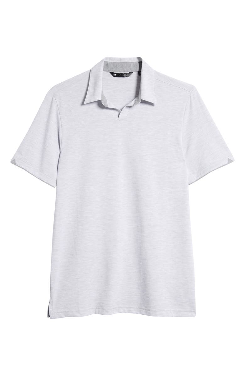 TravisMathew Late at Night Heathered Polo, Alternate, color, Heather Light Grey