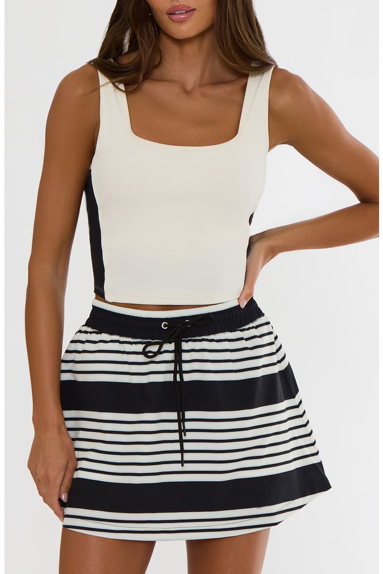 Brietta Square Neck Performance Tank Top, Main, color, SHADOW STRIPE