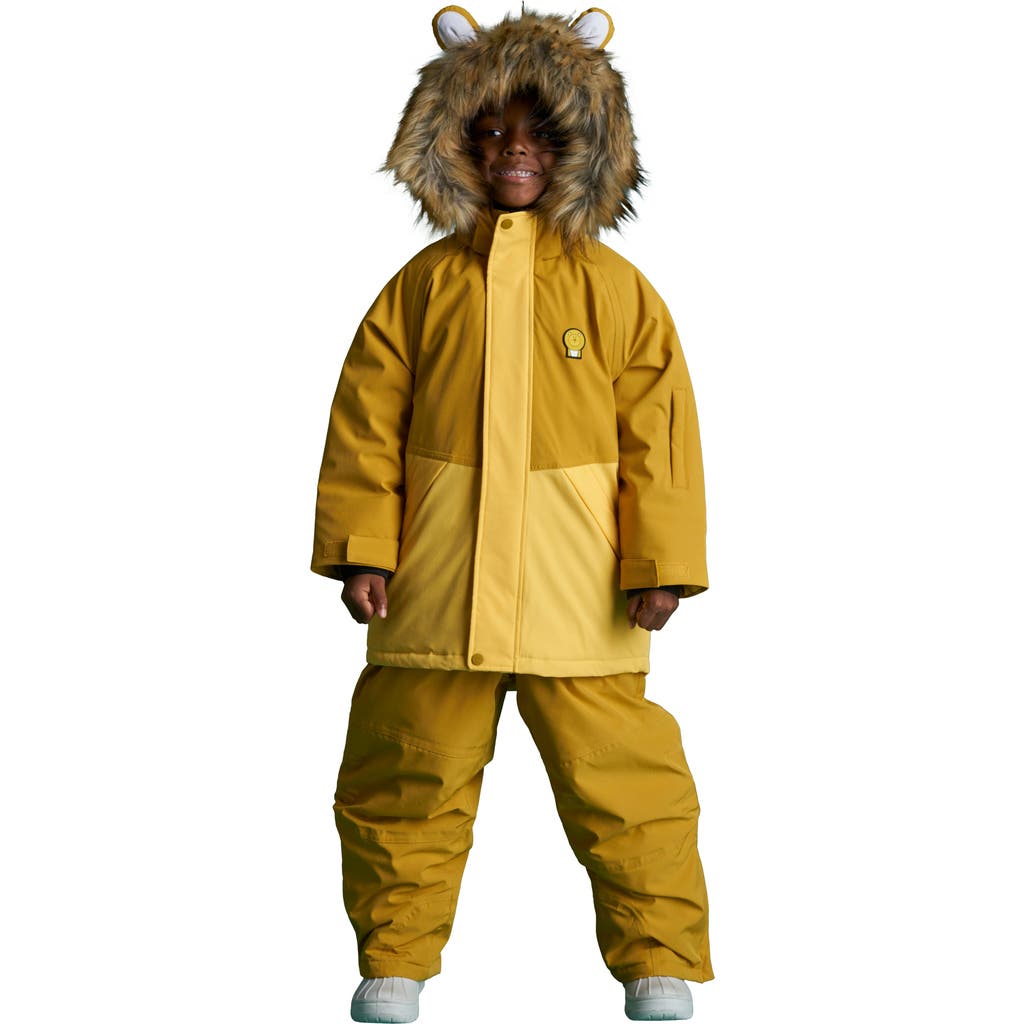 Roarsome Cub The Lion Ski Jacket In Yellow