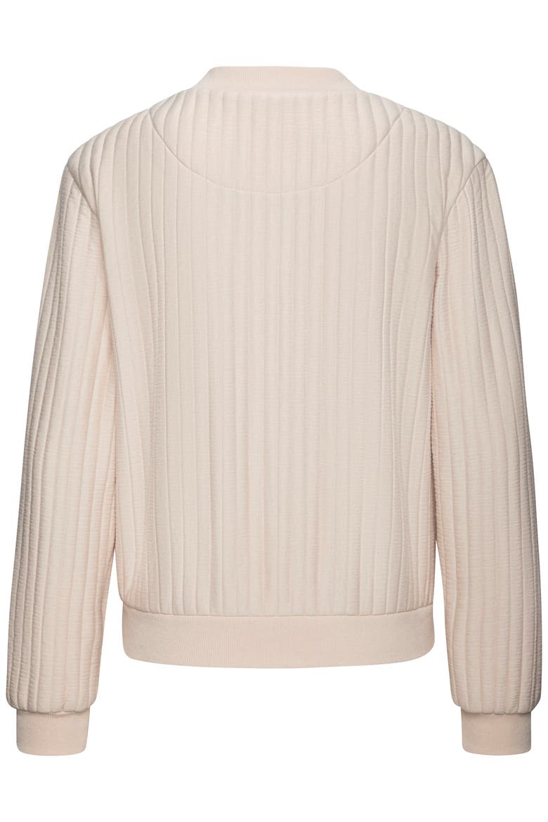 Quilted Bomber Jacket, Alternate, color, Beige