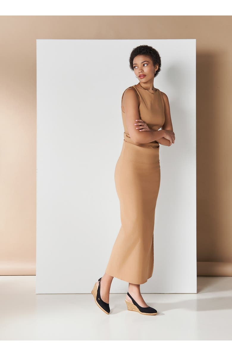 VISCATA Palomera Canvas Espadrille Wedges, Alternate, color, Medium Black