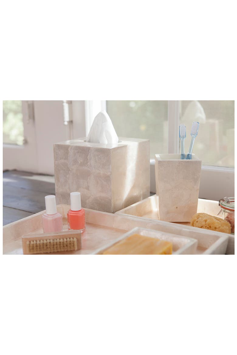 Andria Pearlized Tissue Box, Alternate, color, PEARLIZED