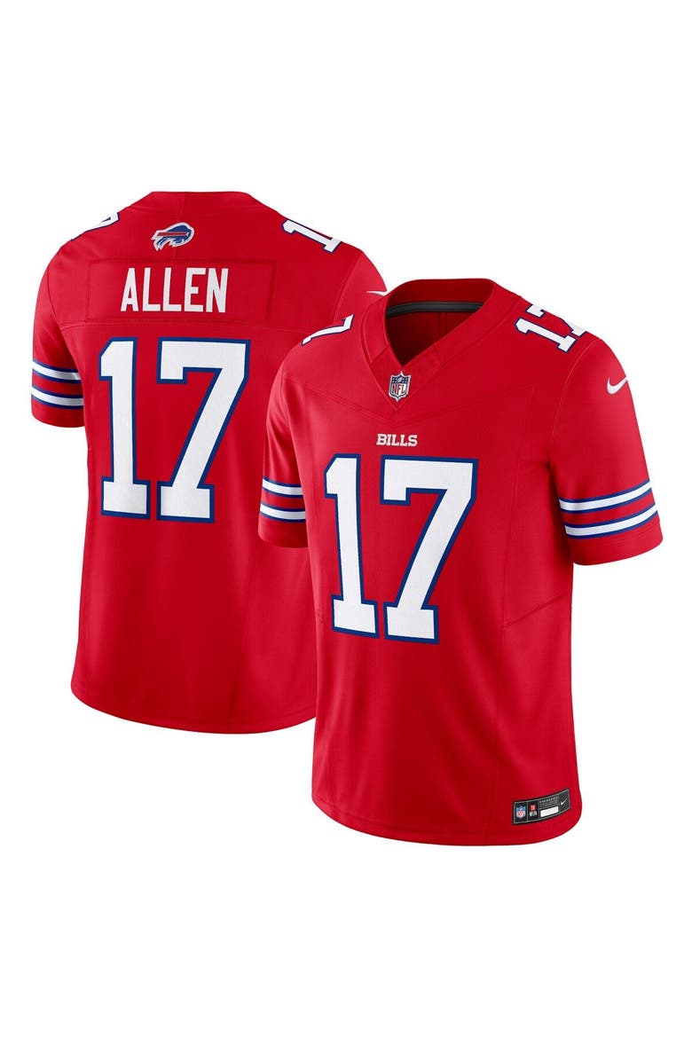 Men's Nike Josh Allen Red Buffalo Bills Vapor F.U.S.E. Limited Jersey, Main, color, Red