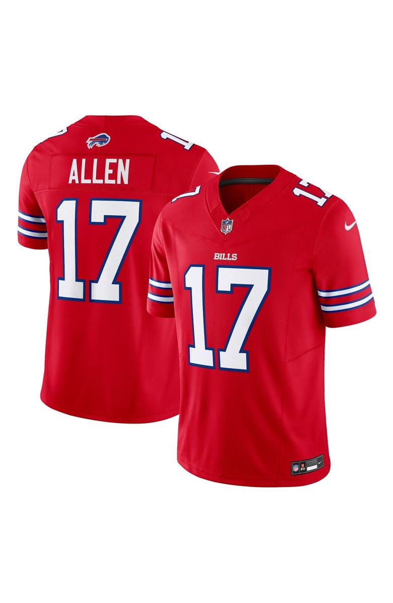 Nike Men's Nike Josh Allen Red Buffalo Bills Vapor F.U.S.E. Limited Jersey, Main, color, Red