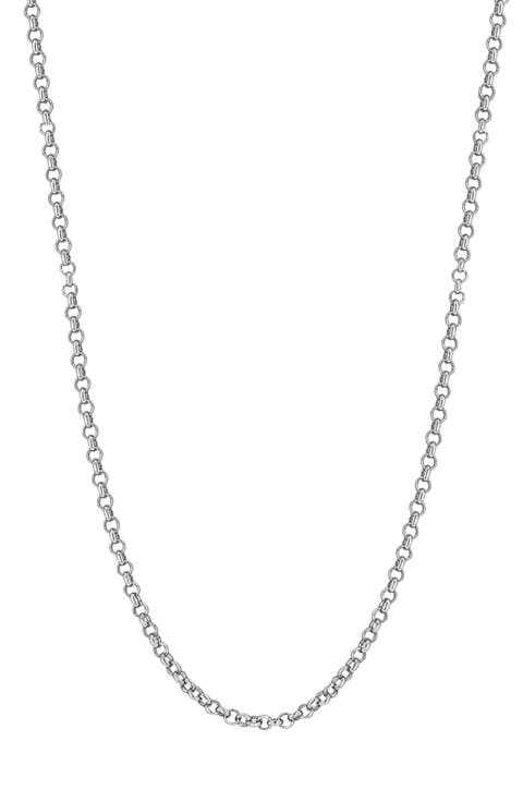 Rolo Link Chain Necklace