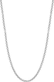 GABI RIELLE Rolo Link Chain Necklace