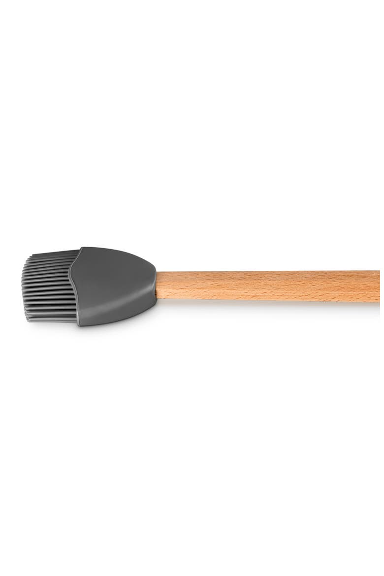 Signature Silicone & Wood Basting Brush, Alternate, color, OYSTER
