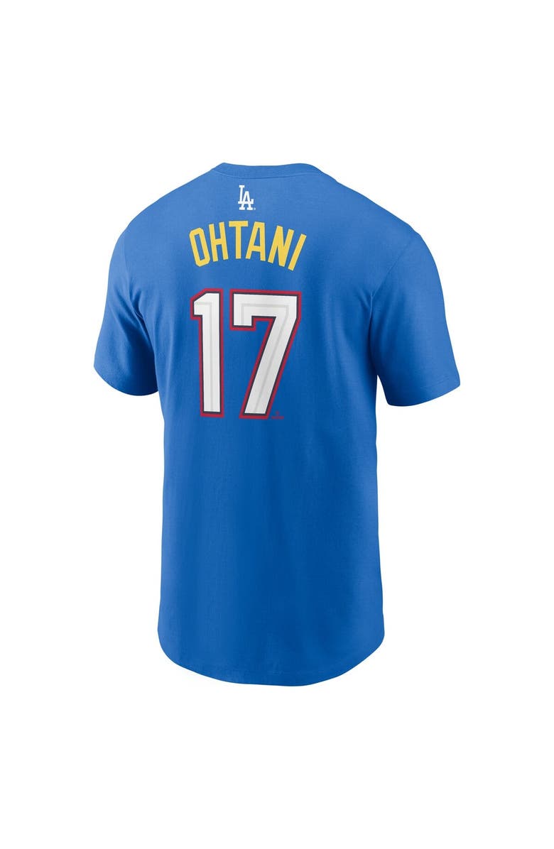 Nike Men's Nike Shohei Ohtani Royal National League 2025 All-Star Edition Name & Number T-Shirt, Alternate, color, Royal