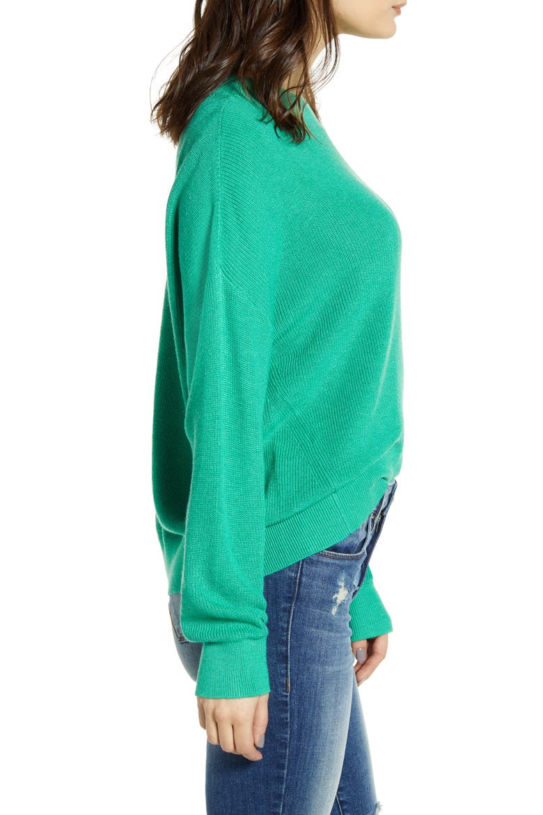 Lightweight Sweater, Alternate, color, GREEN MING