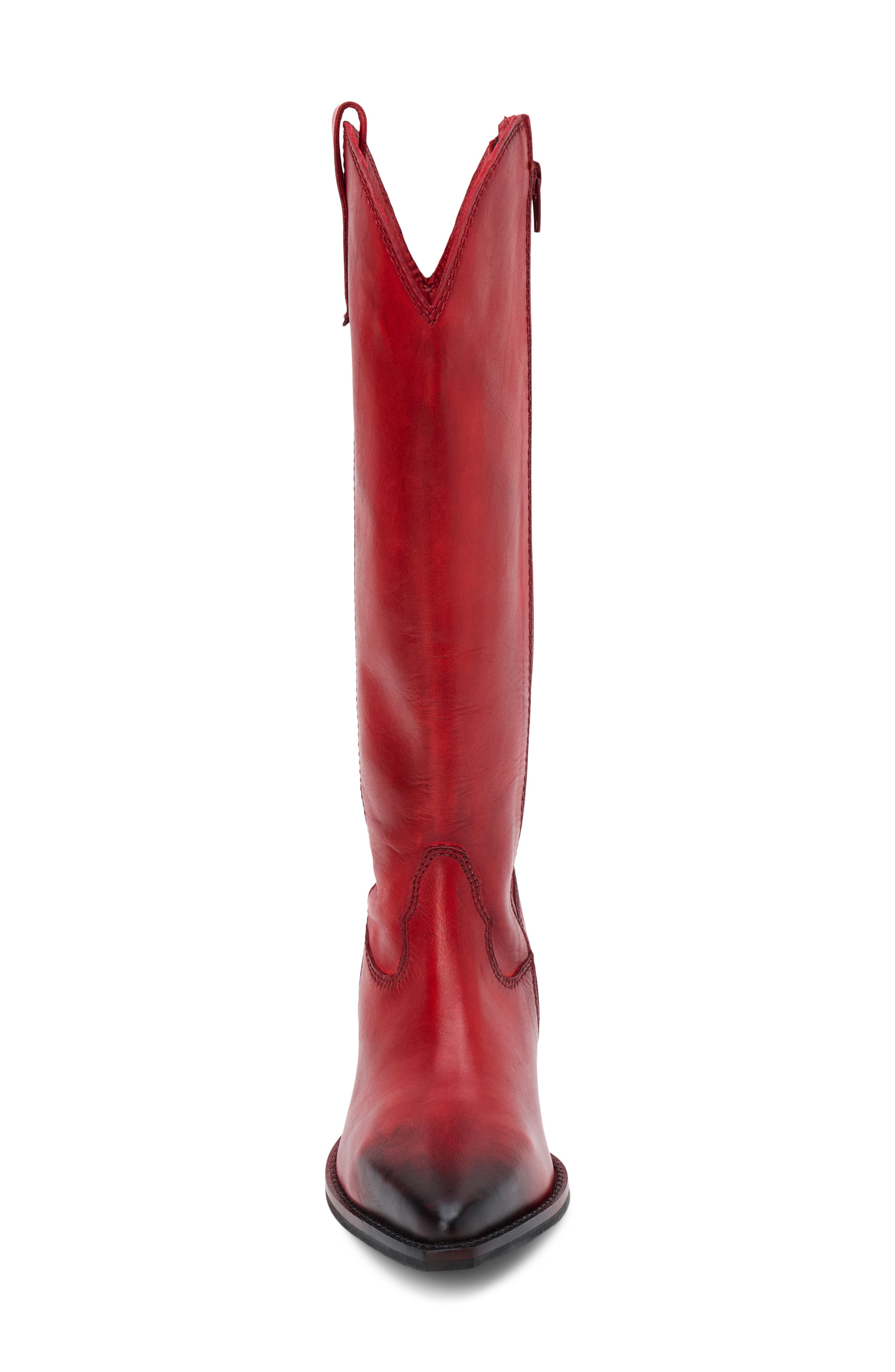 Matisse Remington Knee High Western Boot, Alternate, color, Red