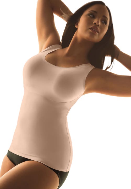 Secret Solutions Invisible Shaper Light Control Camisole In Pink