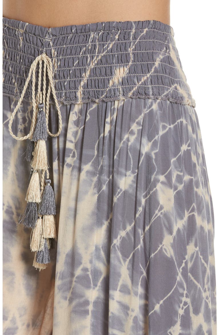 Tie Dye Fade Cover-Up Pants, Alternate, color, PEACH/ GREY
