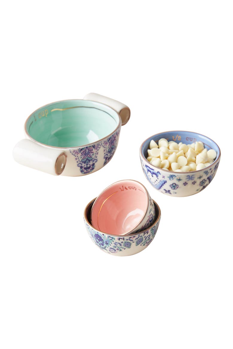 Anthropologie Lilia Measuring Cups, Alternate, color, BLUE