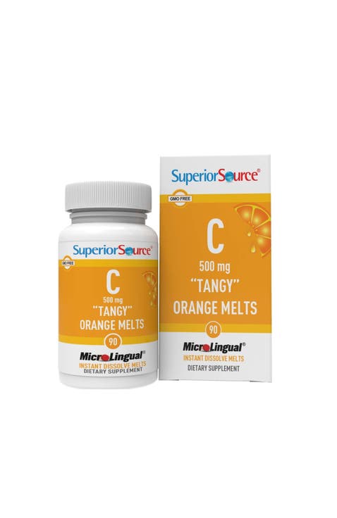 Vitamin C Tangy Orange Melts Sublingual Dissolving Tablets