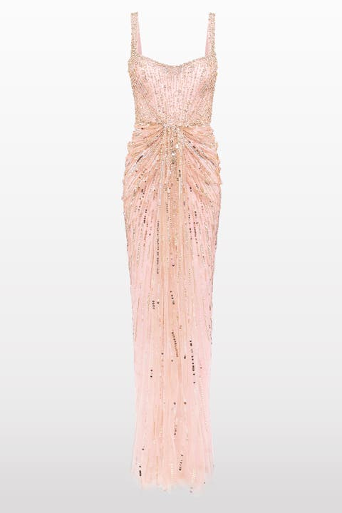 Chrissy Sequin-embellished Dress