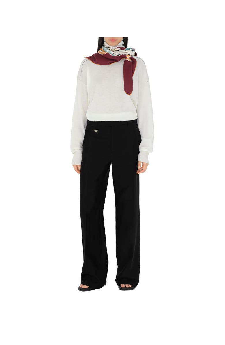 Burberry Tower Bridge Silk Scarf, Alternate, color, Veneer