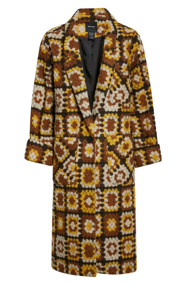 Smythe Wool Blend Afghan Duster Coat, Alternate, color,