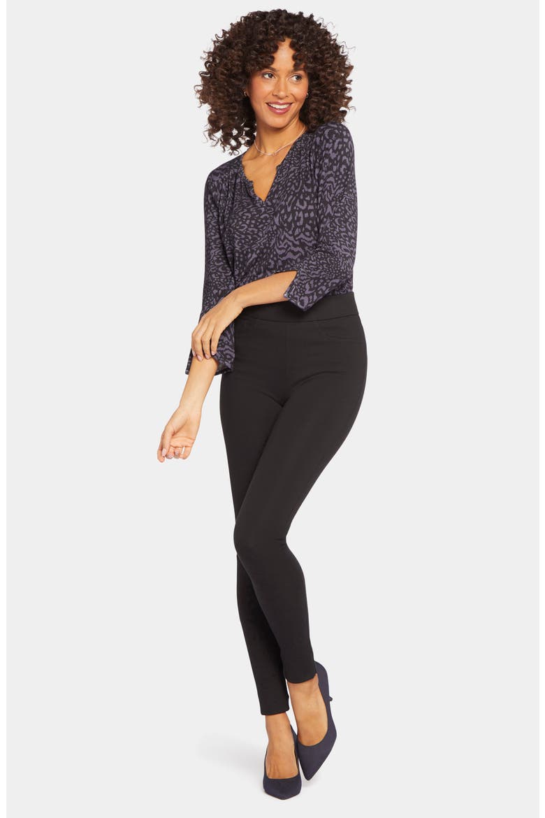 Sculpt-Her™ Modern Ponte Leggings, Alternate, color, BLACK