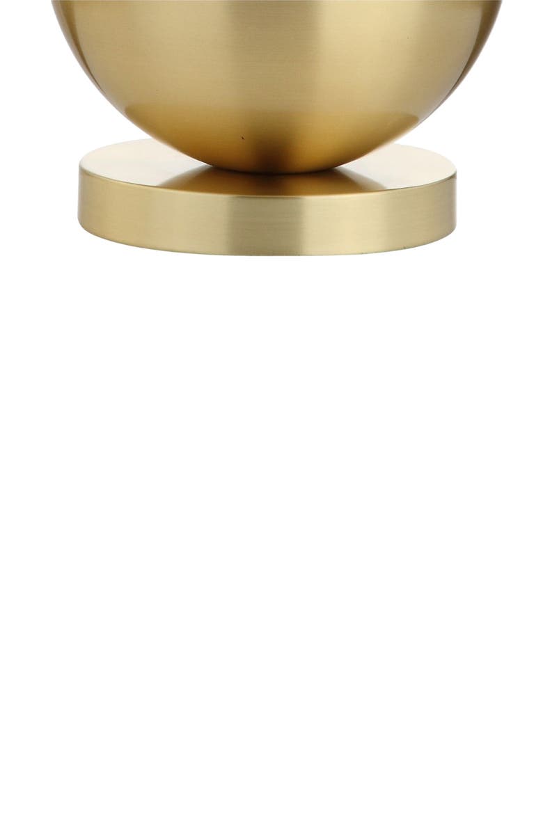 Carr 23.5" Ceramic/Metal LED Table Lamp, White/Brass, Alternate, color, White/Brass