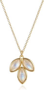 st. Moran Marquise Stone Pendant Necklace