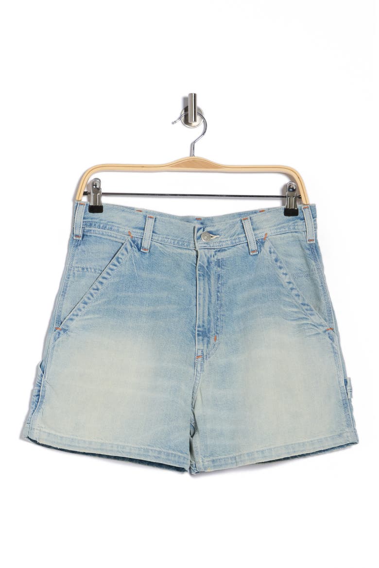 Denim Carpenter Shorts, Alternate, color, JINX BLUE