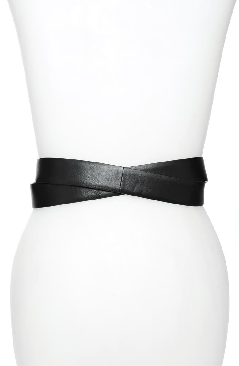 Prada City Double Wrap Reversible Leather Belt | Nordstrom display picture 2