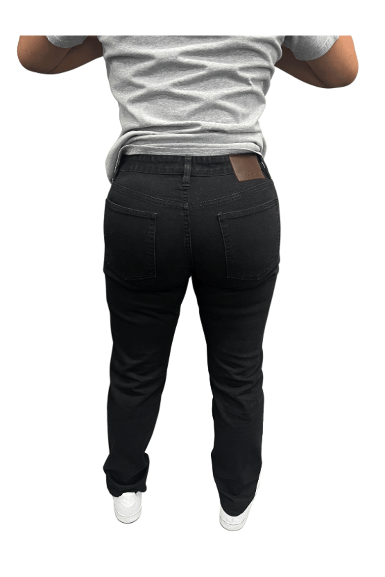 Slim-Straight, Premium Black Stretch Jeans, Alternate, color, Black