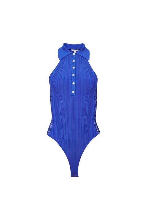 Rib & Crochet Bodysuit