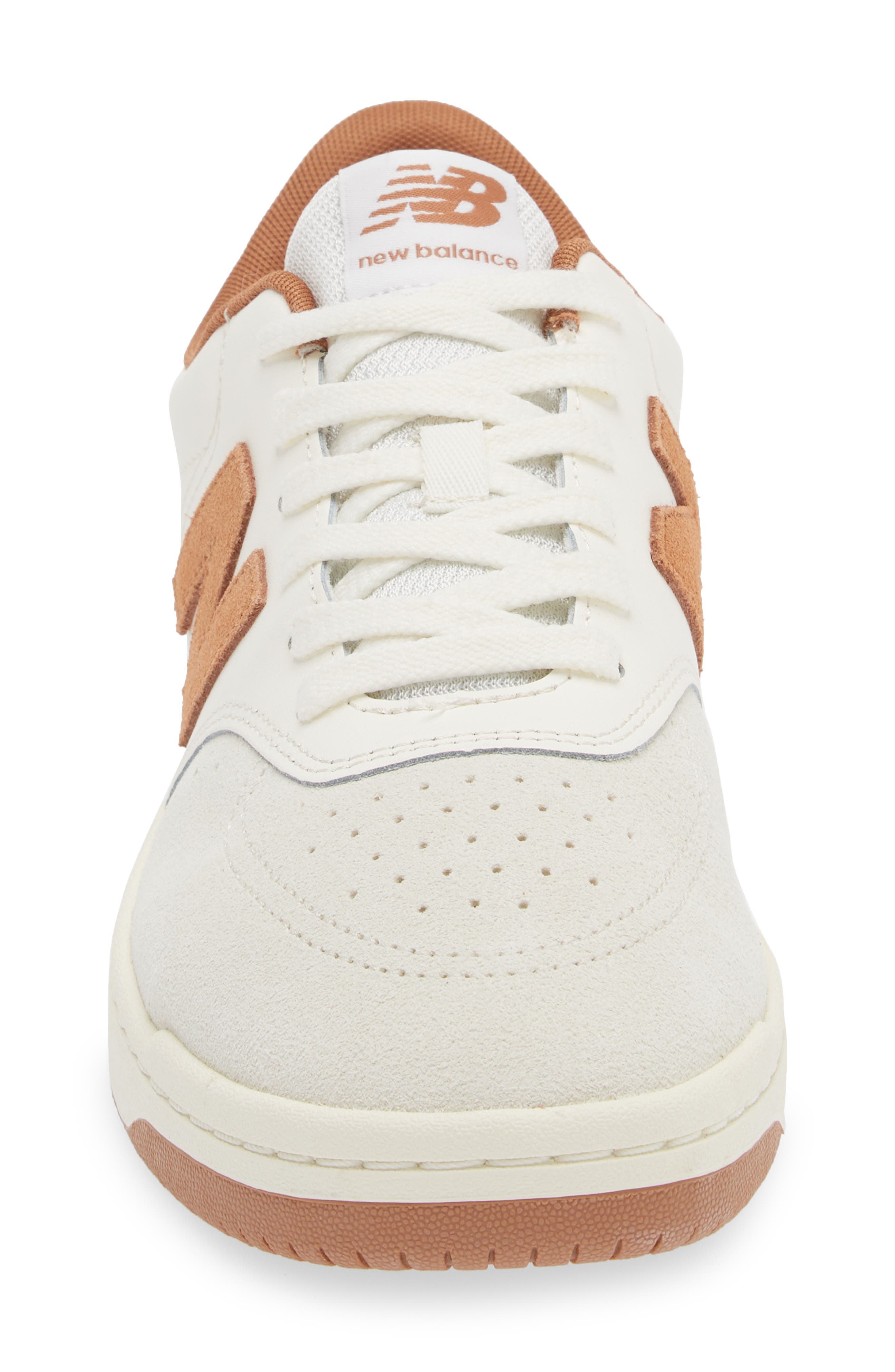 New Balance BB80 Basketball Sneaker, Alternate, color, Sea Salt/ Walnut