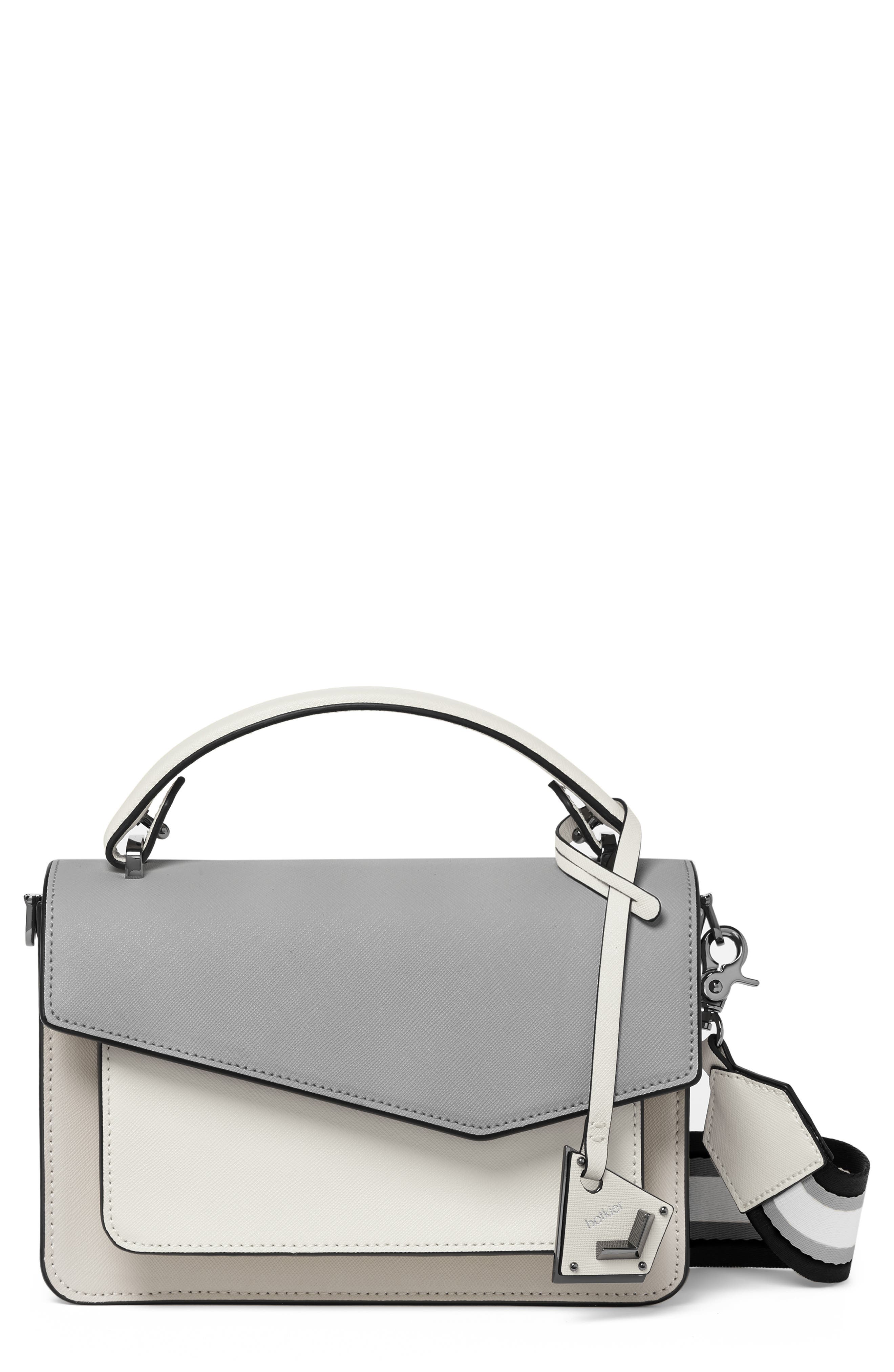 Cobble Hill Leather Crossbody Bag, Main, color, DOVE COLORBLOCK