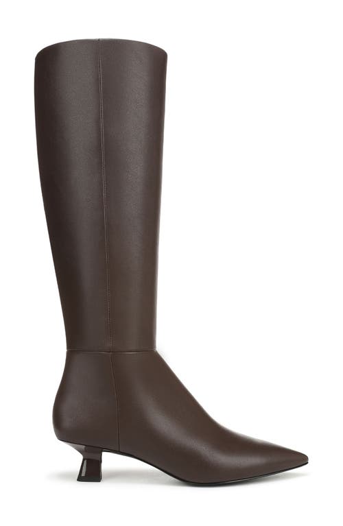 Franco Sarto Jennalyn Kitten Heel Boot In Brown