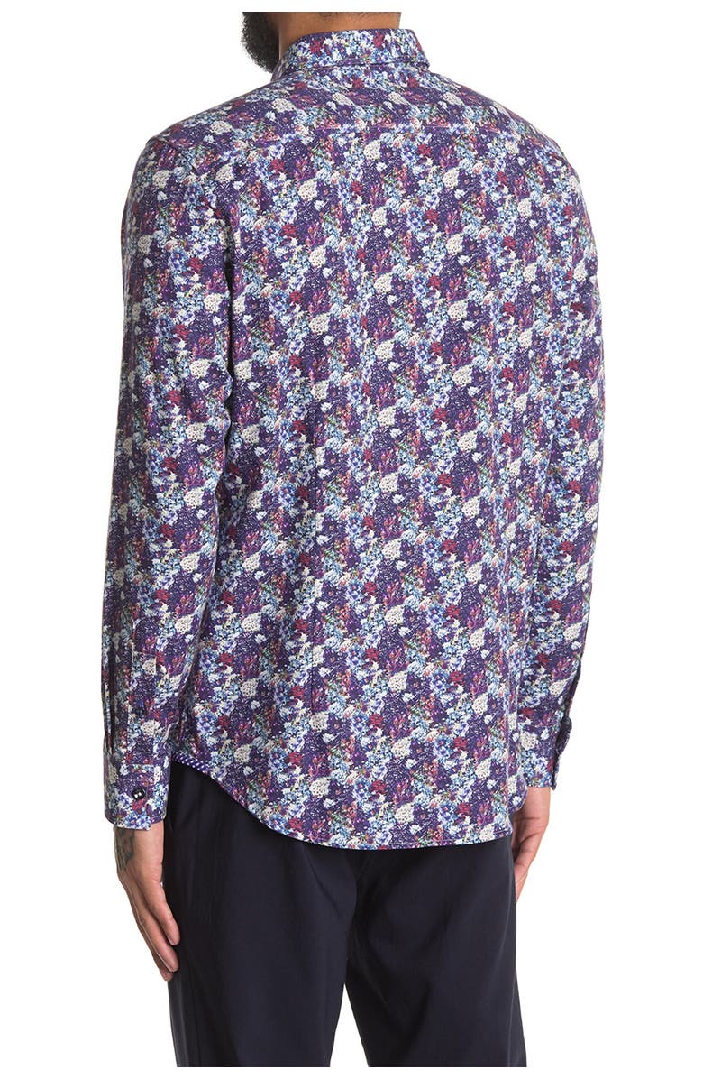 Robert Graham Dunn Long Sleeve Woven Shirt, Main, color, 