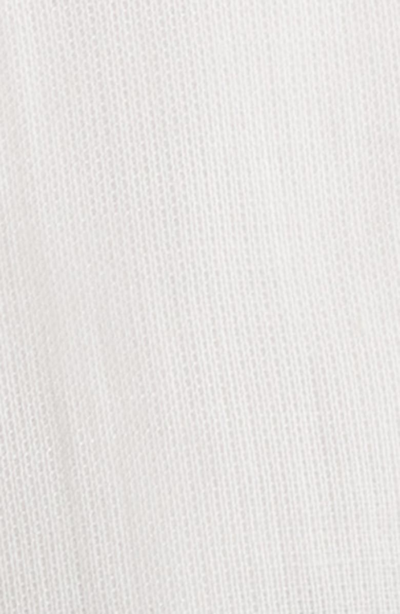 Topshop Flippy Cotton Miniskirt, Alternate, color, Ivory