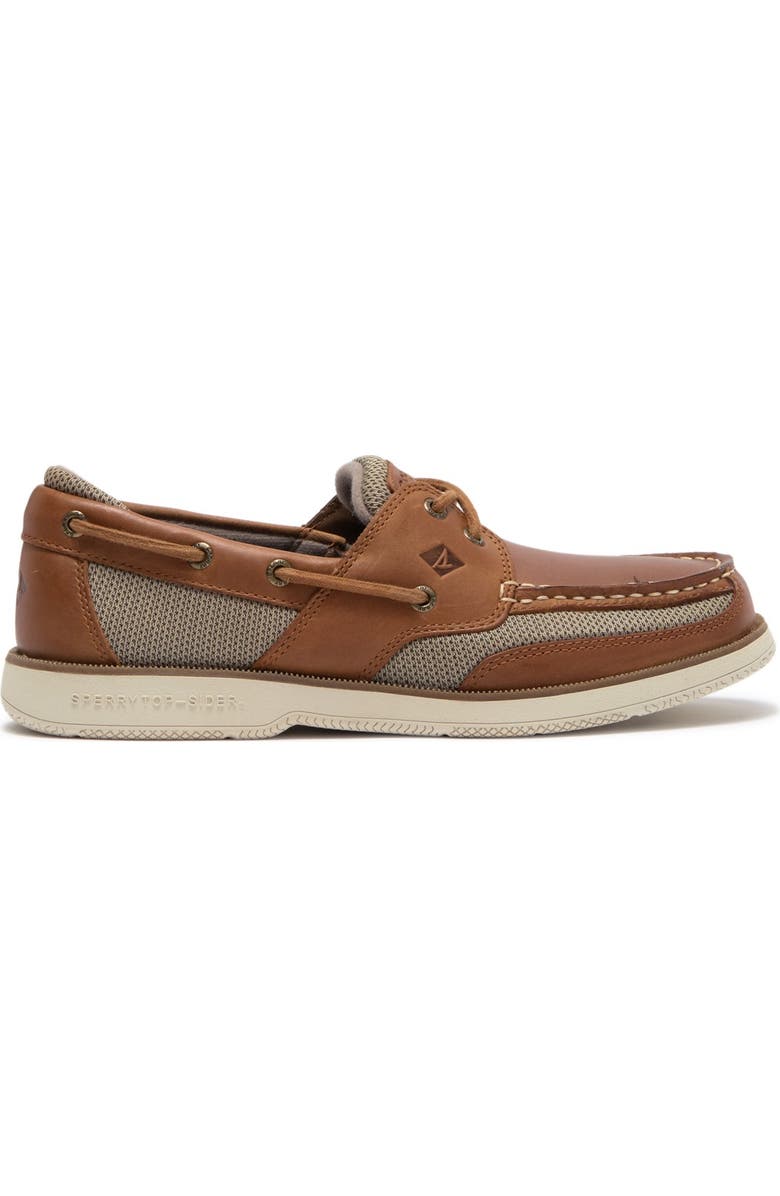 Sperry Surveyor 2-Eye Boat Shoe - Wide Width Available, Alternate, color, Sonora