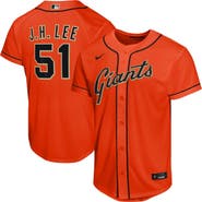 Nike Youth Nike Jung Hoo Lee Orange San Francisco Giants Alternate Replica Jersey