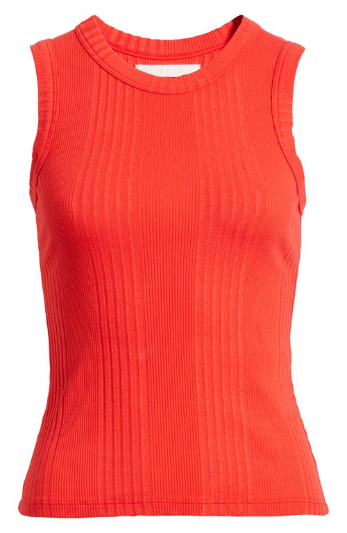 Wyeth Hayes Rib Tank In Red