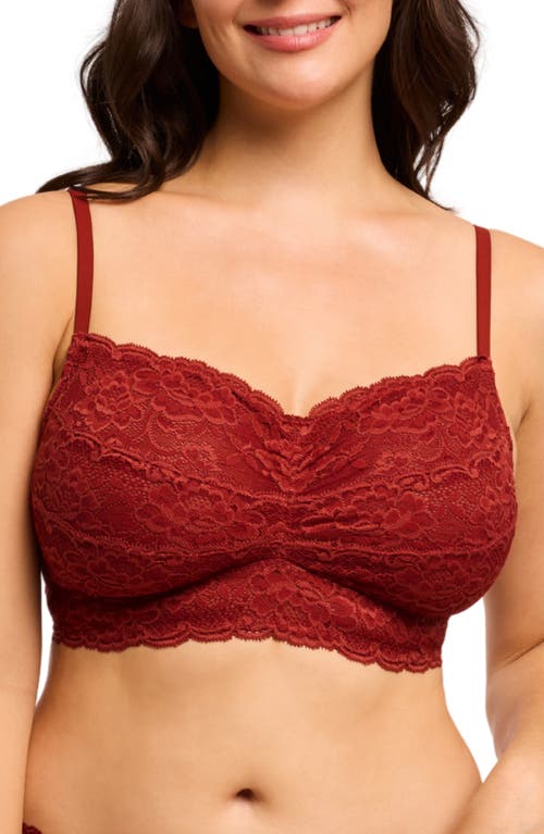 Montelle Intimates Lace Bralette in Chili 