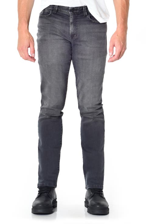 Jimmy Slim Straight Leg Jeans (Berlin Black)