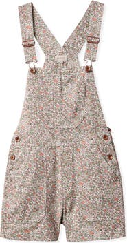 Brixton Costa Floral Cotton Shortalls
