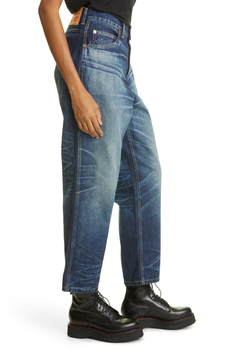 Junya Watanabe x Levi’s<sup>®</sup> High Waist Straight Leg Jeans, Alternate, color,