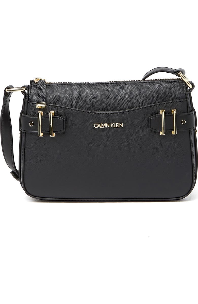 Calvin Klein Saffiano Crossbody, Main, color,