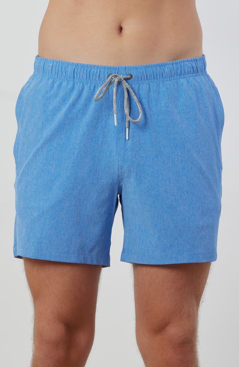 Not Your Average Solid Swim Trunks