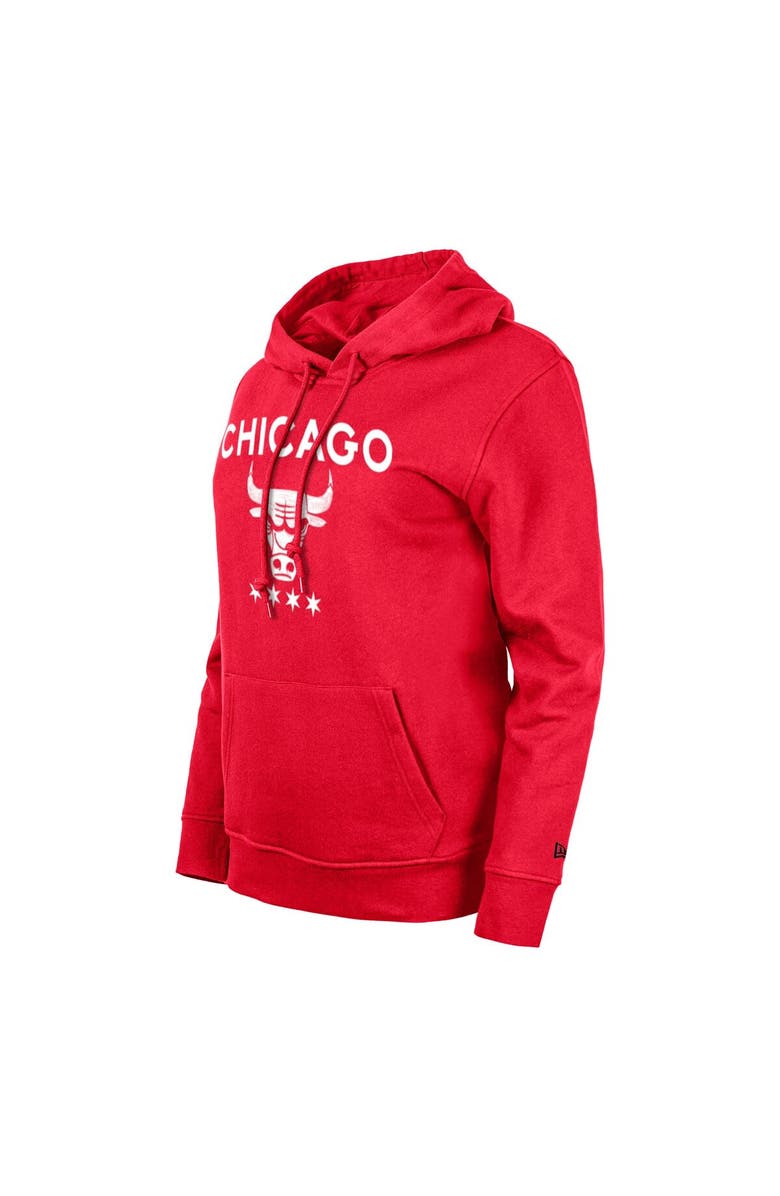 New Era Women's New Era Red Chicago Bulls 2023/24 City Edition Pullover Hoodie, Alternate, color, 