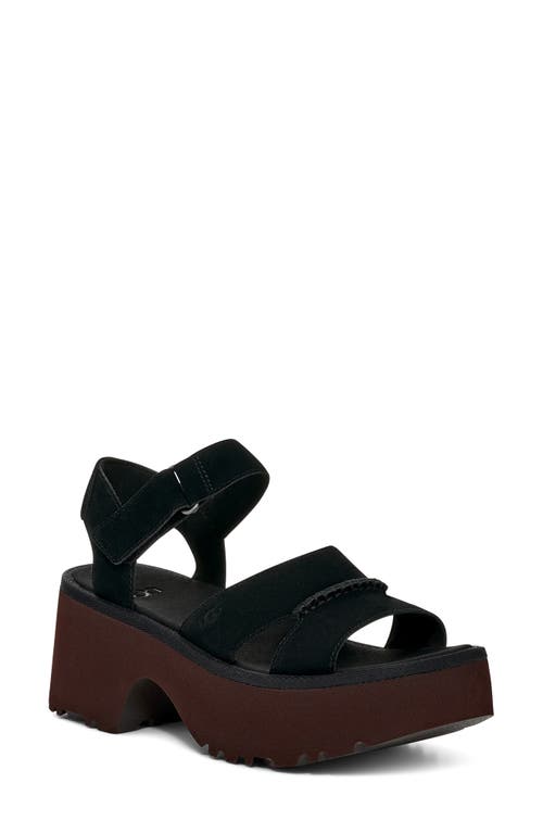 Ugg(r) New Heights Platform Sandal In Black